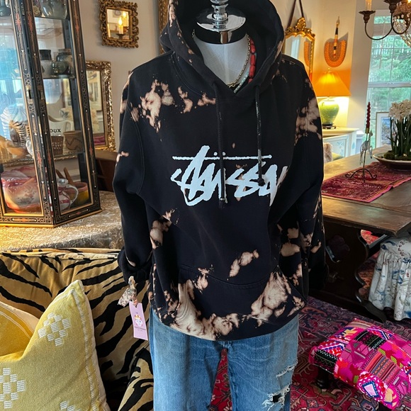 Reworked Vintage Stüssy Boho Tie-dye Hoodie - Picture 2 of 11